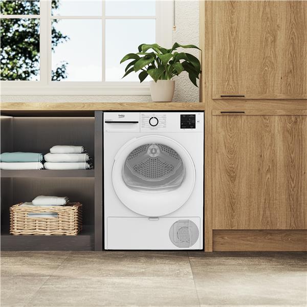 Asciugatrice Beko BMT93EW 9KG Pompa di calore Classe D Bianca