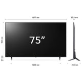 TV LG 75QNED80T6A.API 75" QNED 4K UHD WebOS 24 Colore Blu