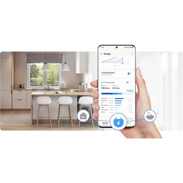 Frigorifero Samsung RT38CB6624C1ES Doppia porta Bianco BESPOKE Classe E