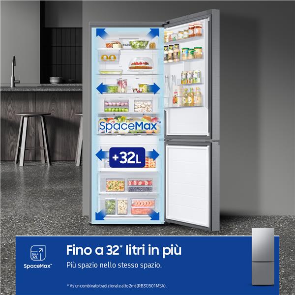 Frigorifero Samsung RB50DG602ES9EF Combinato 75cm Classe E