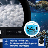 Lavatrice Samsung WW90DB7U94GEU3 9kg Classe A -20% 1400 giri Ecodosatore Bespoke AI Vapore Motore Inverter
