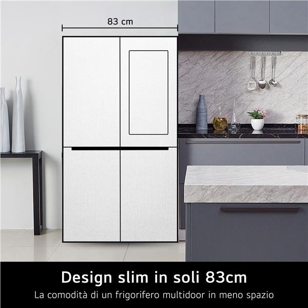Frigorifero LG GMV860EPDE 4 Porte Nero Instaview Classe E