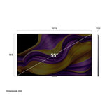 TV LG OLED55G56LS.API 55" OLED EVO G5 4K UHD WebOS2 Processore a11 Gen2 con AI