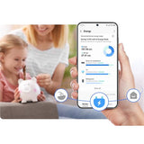 Frigorifero Samsung RS80F66KBFEF Side By Side Classe B Antracite