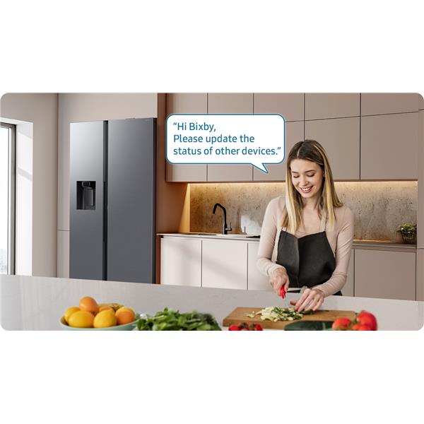 Frigorifero Samsung RS80F66KBFEF Side By Side Classe B Antracite