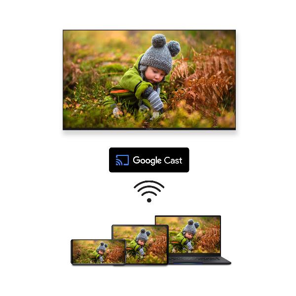 TV Thompson 55UA5S13W 55" UHD 4K Smart Android TV White