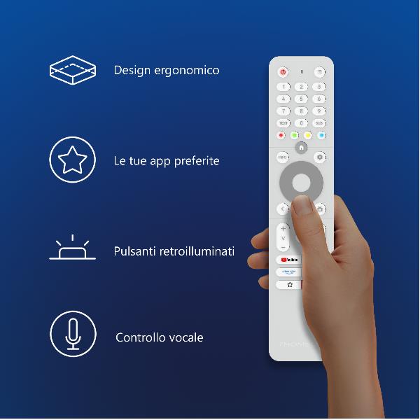 TV Thompson 55UA5S13W 55" UHD 4K Smart Android TV White