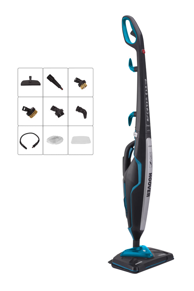 Scopa a Vapore Hoover CA2IN1D 011 con Filo 1700W 2 in 1 con Pistola a Vapore