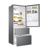 Frigorifero Haier HTOPMNE7193 Tre porte Classe E 70cm Inox Nofrost