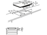 Piano Cottura Induzione Electrolux EIS82449C 80Cm