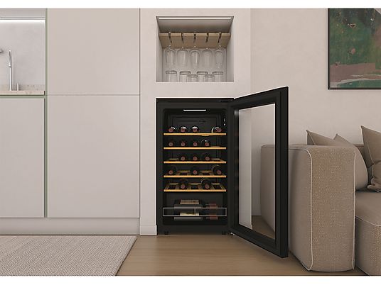Cantinetta Candy CWC034 34 bottiglie 5 ripiani Nero classe G