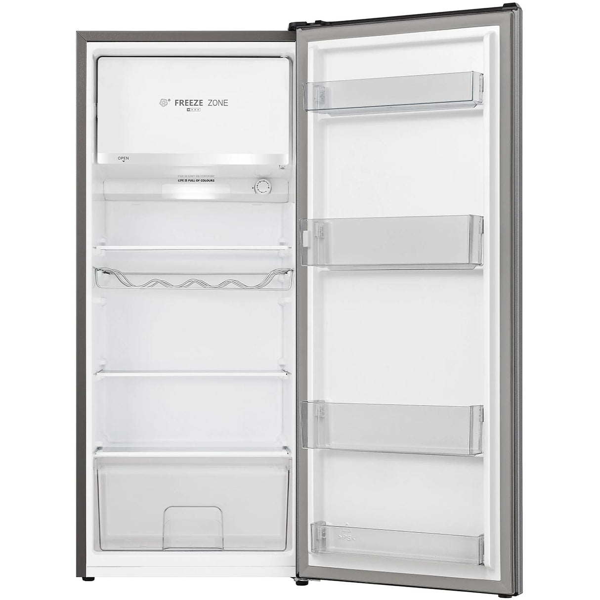 Frigorifero Hisense RR220D4BDE Monoporta Classe E Statico Altezza 126,5 cm Acciaio Libera Installazione