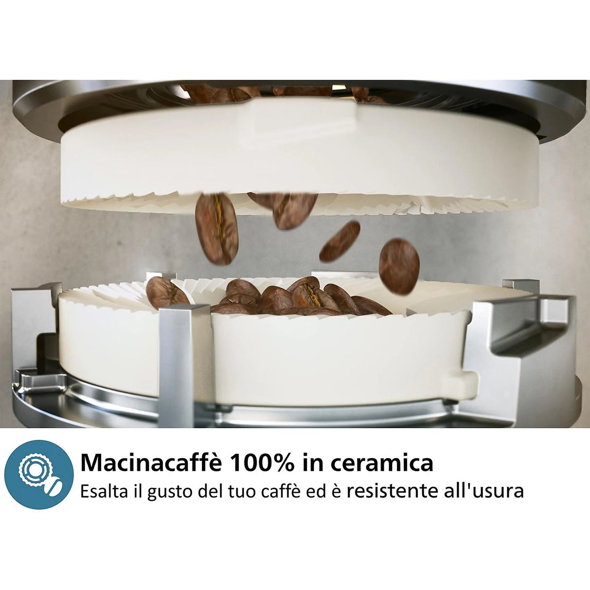Macchina Caffè Automatica Philips EP2331/10 Con Cappuccinatore 15 Bar Display Touch