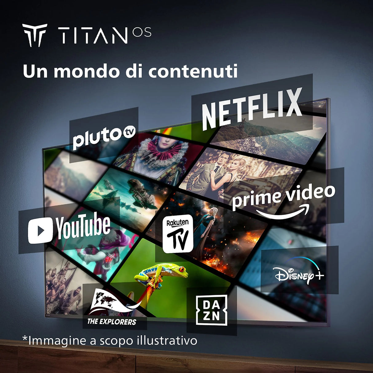 TV Philips 32PHS6009/12 Smart TV 32" Full HD Titan OS Dolby Audio