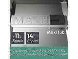 Lavastoviglie Candy CF 4C6F0X 59,7 cm Libera installazione 14 coperti Motore Inverter Classe C