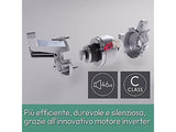 Lavastoviglie Candy CF 4C6F0X 59,7 cm Libera installazione 14 coperti Motore Inverter Classe C