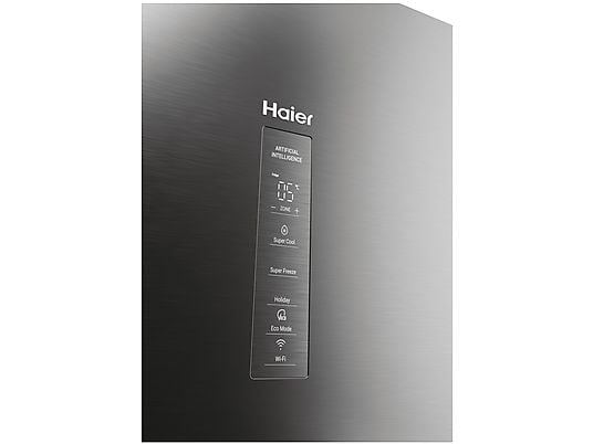 Frigorifero Combinato Haier HDPW3620DNPK 2D 60 Serie 3 PRO 205 cm 5 ripiani No Frost Luce Led Classe D Silver