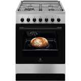 Cucina Electrolux LKK620010X 4 Fuochi Gas Forno Elettrico Ventilato Colore Inox Classe A
