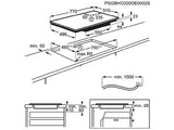 Piano Cottura Induzione Electrolux KIS82453I 80Cm 4 Zone Cottura