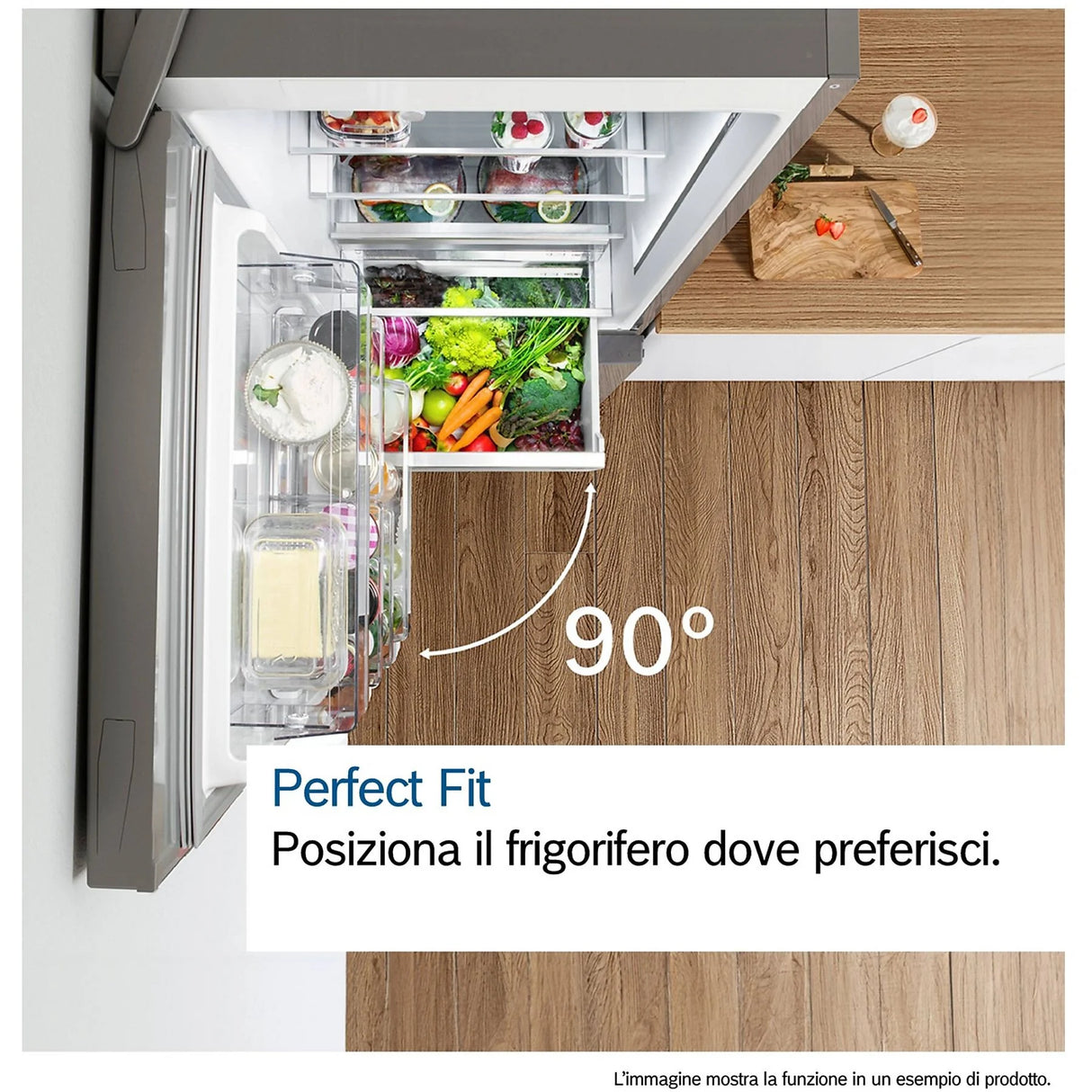 Frigorifero Bosch KGN492IAF Classe A 203 x 70 cm Acciaio spazzolato anti-impronta, Total No Frost KGN492IAF
