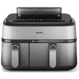 Friggitrice Ad Aria Philips NA555/00 Dual a Vapore Capacità 9 Litri