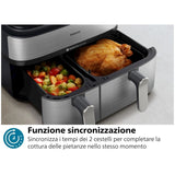 Friggitrice Ad Aria Philips NA555/00 Dual a Vapore Capacità 9 Litri