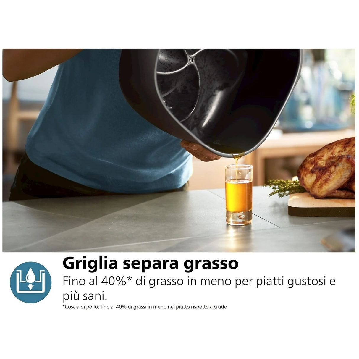 Friggitrice Ad Aria Philips NA555/00 Dual a Vapore Capacità 9 Litri