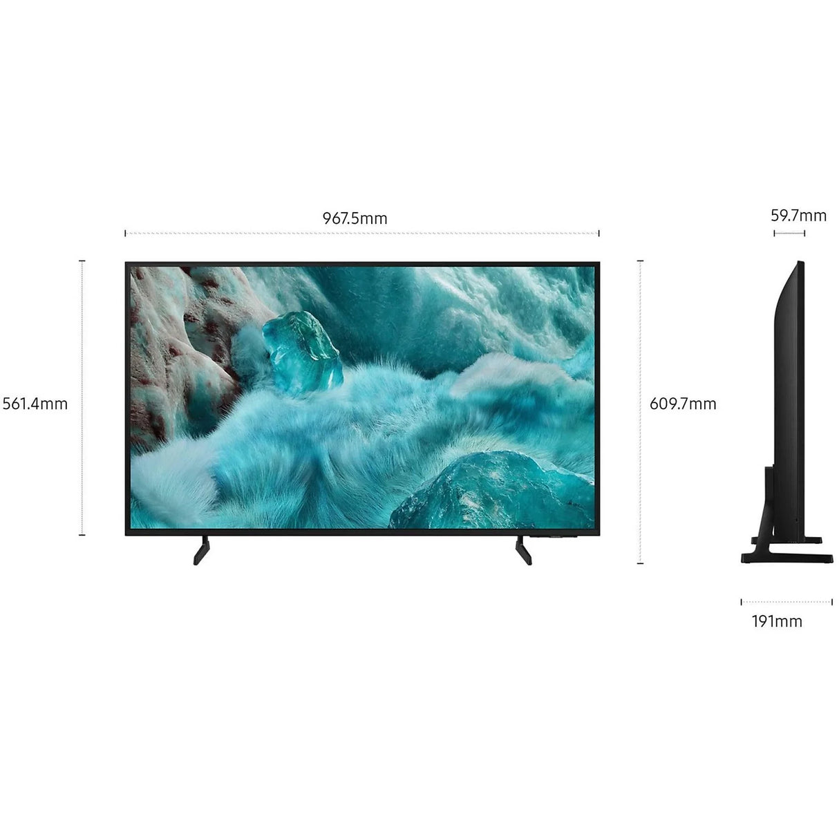 Hotel TV Samsung QE43Q7FAAUXZT 43" QLED Smart TV Q4 AI 4K UHD