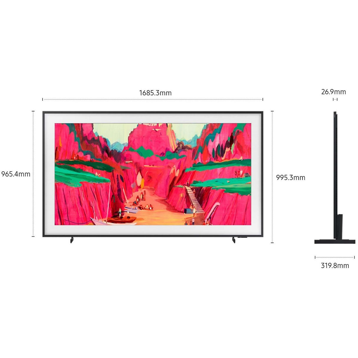 TV Samsung QE75LS03FWUXZT Smart TV 75" Neo QLED The Frame Pro