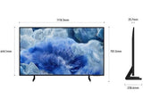 TV QLED Samsung QE50Q8FAAUXZT 50'' 4K Smart TV Processore Q4 AI Color Booster Pro OTS Lite AirSlim Classe E