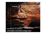 Smart TV Samsung QE48S90FAEXZT 48" OLED Vision AI 4K Processore NQ4 AI Gen3 4K AI Upscaling Pro Schermo antiriflesso OLED HDR Dolby Atmos &amp; OTS Lite Laser Slim Design Classe G