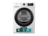 Asciugatrice Hisense DHQE900UWDC Pompa di calore 9 kg 64 cm 64 dB Bianco Classe D