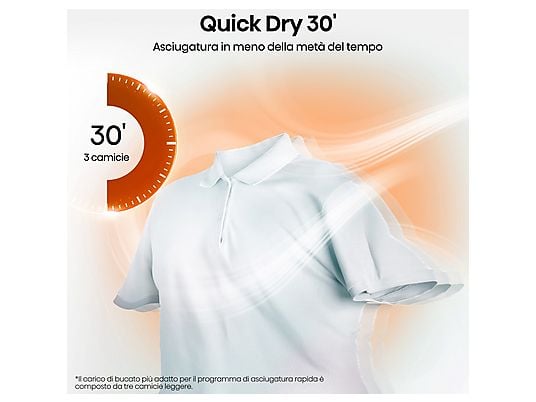 Asciugatrice Hisense DHQE900UWDC Pompa di calore 9 kg 64 cm 64 dB Bianco Classe D