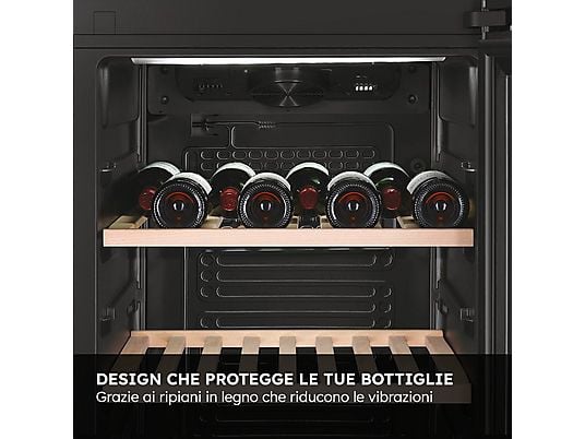 Cantinetta HAIER HWS188GAE 188 Bottiglie 7 Ripiani Black Classe G