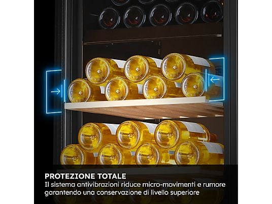 Cantinetta HAIER HWS188GAE 188 Bottiglie 7 Ripiani Black Classe G