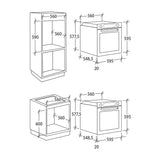 Forno da incasso Candy FIDC N615 60 cm Nero Classe A+