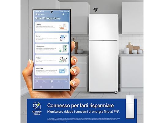 Frigorifero doppia porta Samsung RT31CG5624WWES 305 L Total No Frost WiFi Classe E