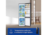 Frigorifero combinato Samsung RB38C776CB1/EF 203 cm 390 L No Frost Wi-Fi Antracite Classe C