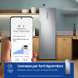 Frigorifero Monoporta Samsung RR39C7BC5S9/EF  387L Libera Installazione 185 cm No Frost Wi-Fi SmartThings Metal Cooling Classe E
