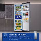 Frigorifero Monoporta Samsung RR39C7BC5S9/EF  387L Libera Installazione 185 cm No Frost Wi-Fi SmartThings Metal Cooling Classe E