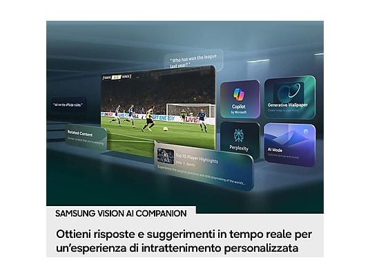 Samsung TV Mini LED UE85M70HAUXZT 85" Smart TV 4K Mini LED Processore Mini LED Processor 4K Classe Energetica F