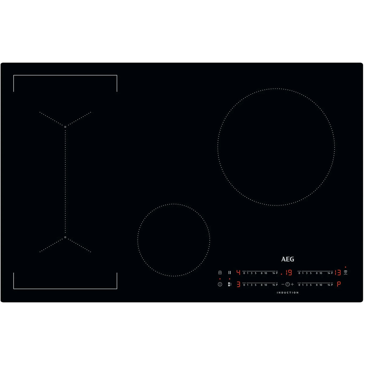 Piano Cottura Induzione Aeg IKB84443IB 80Cm