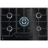 Piano Cottura A Gas Electrolux EGG7536K 75Cm 5 Fuochi Nero