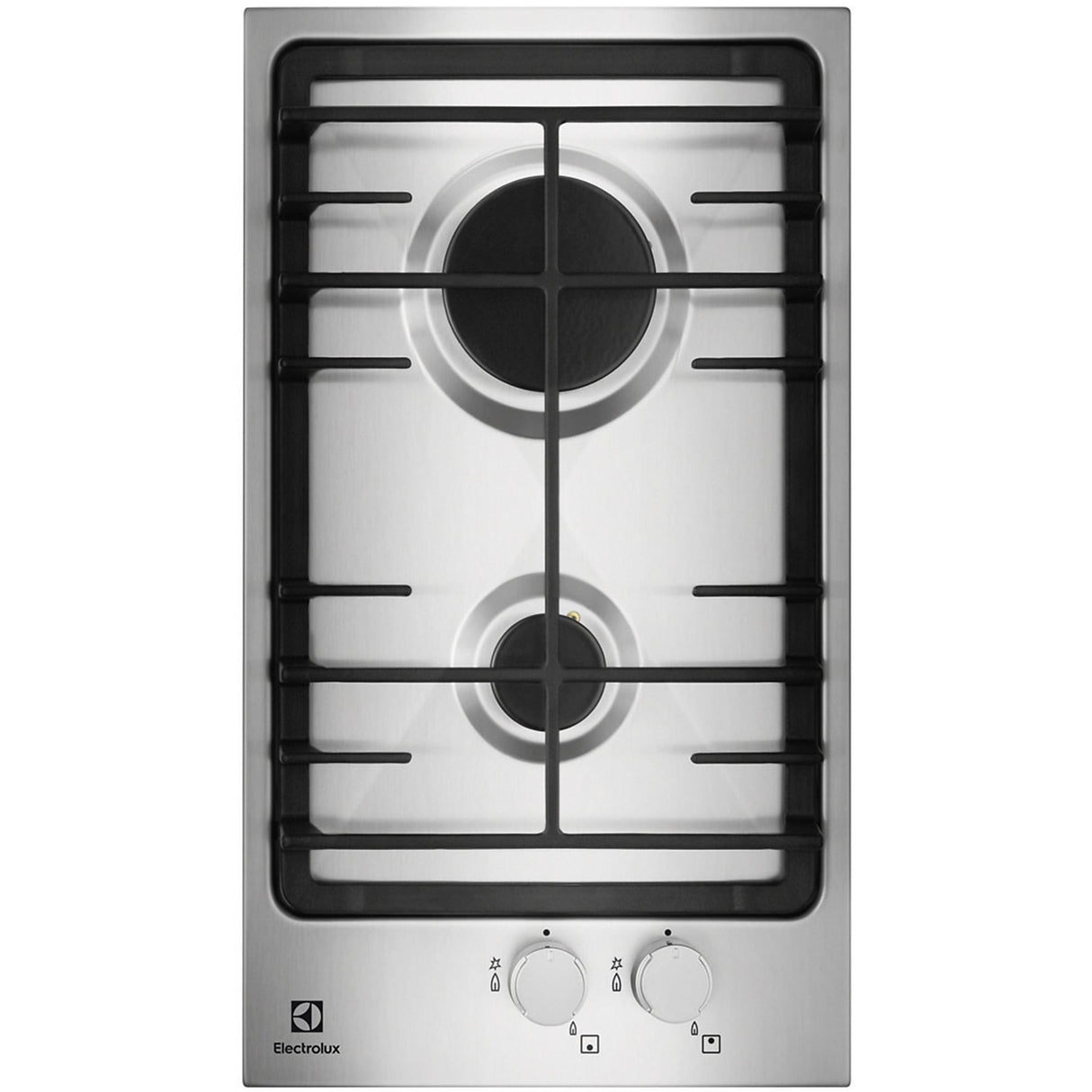 Piano Cottura A Gas Electrolux EGG3322NVX 29Cm 2 Fuochi Acciaio Inox