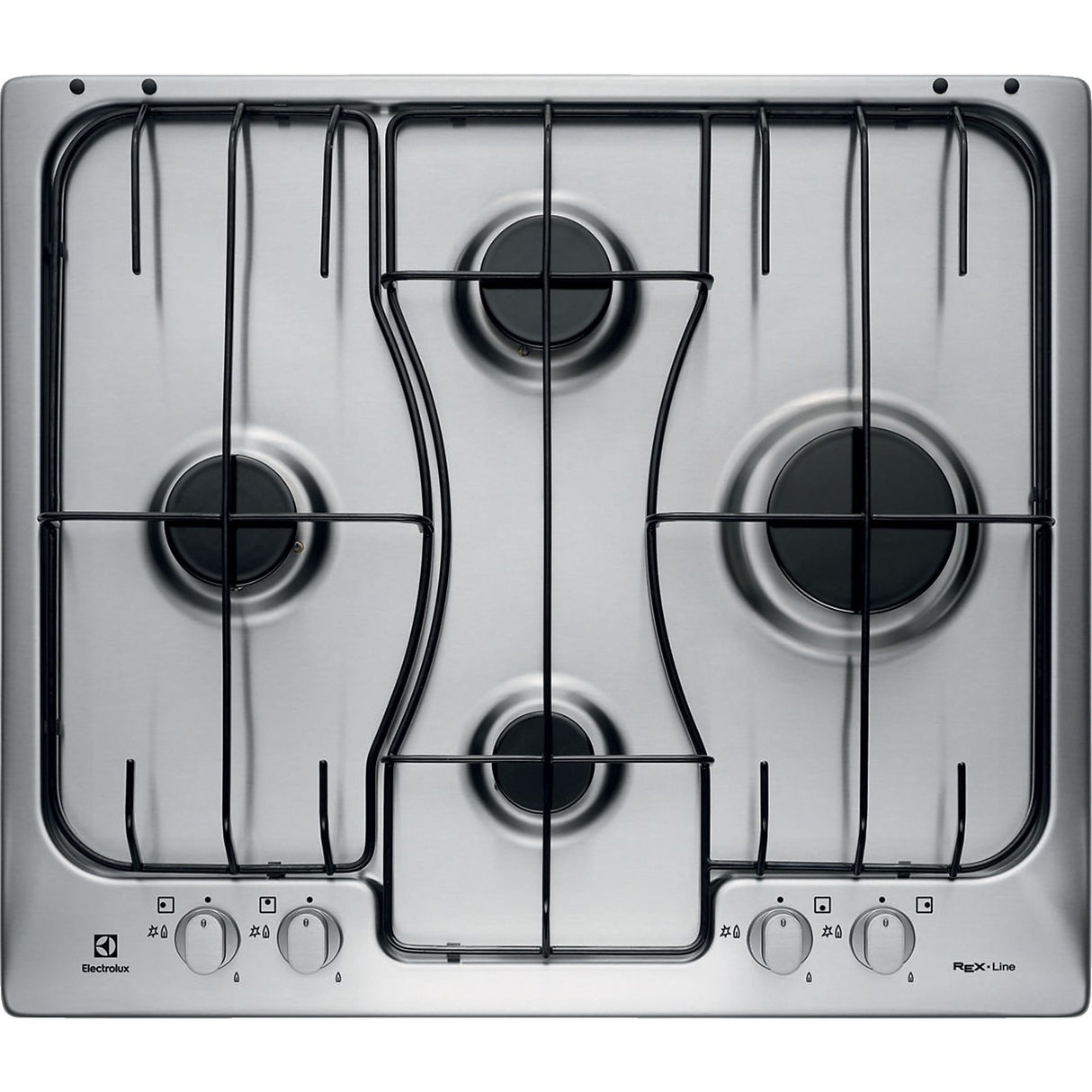 Piano Cottura A Gas Electrolux RGG6242LOX 60Cm 4 Fuochi Inox