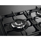 Piano Cottura Aeg HKB75820NB Gas 5 Fuochi 75 Cm Vetro Nero
