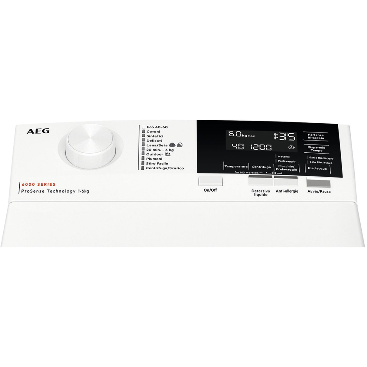 Lavatrice Aeg LTR6G63C 6KG Carica Dall'Alto Classe C 1251 Giri Motore Inverter
