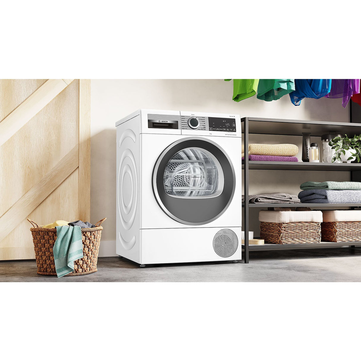 Asciugatrice Bosch WQG245D0IT Classe C 9KG Pompa Di Calore Serie 6