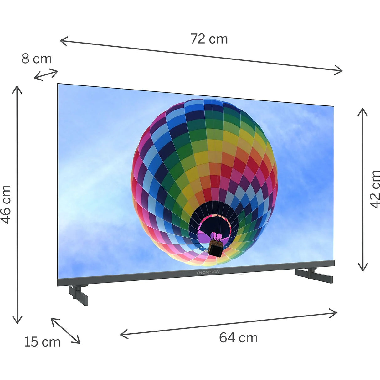 TV Thomson 32QG4S14 Google TV 32" Full HD QLED