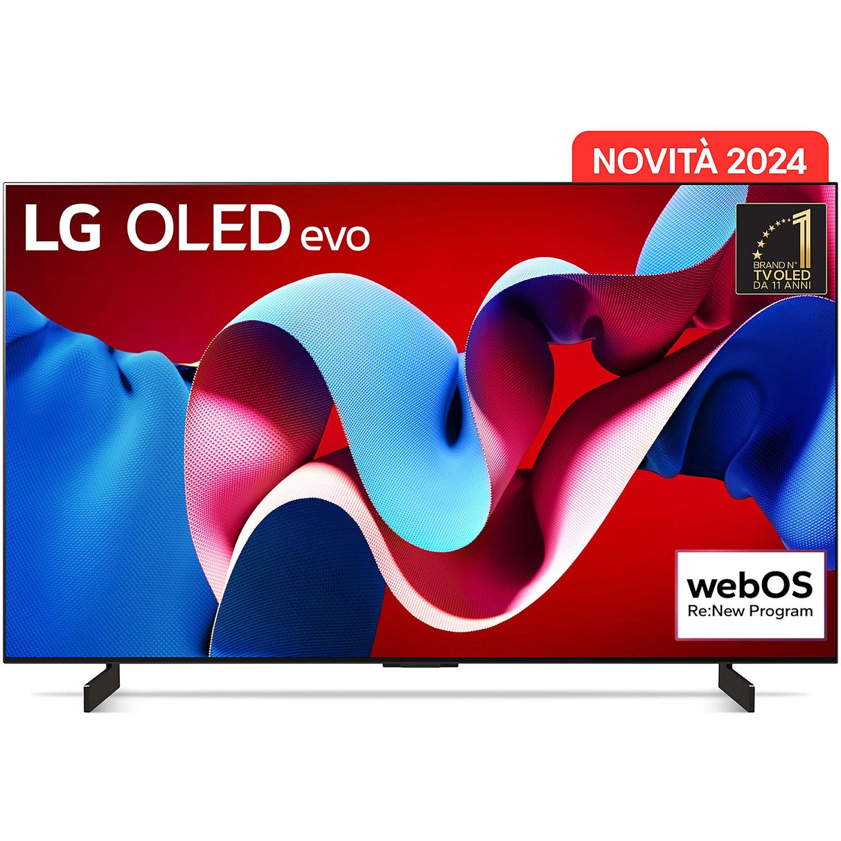 TV LG OLED42C44LA.API 42" OLED EVO WebOS ThinQ AI Dolby Vision e Dolby Atmos